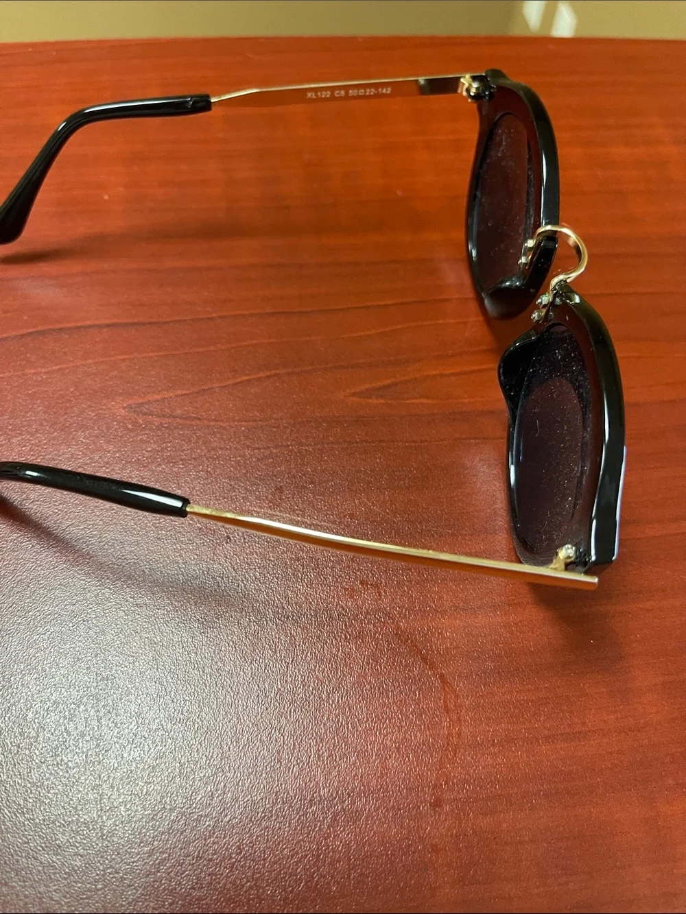 Sunglasses with Gold Accent